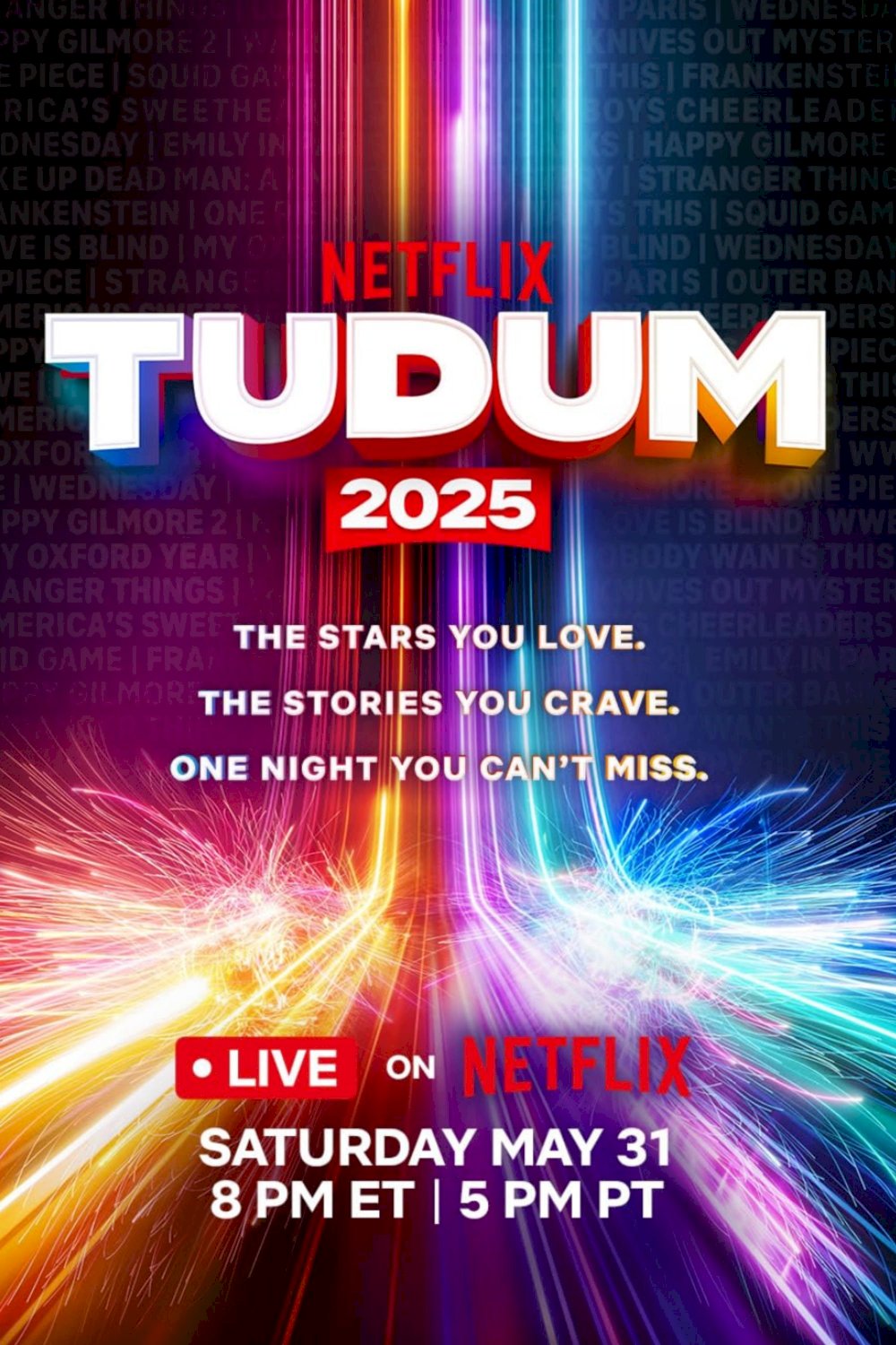 Netflix Tudum 2025 - Movie Poster Netflix Tudum 2025 - Movie Poster