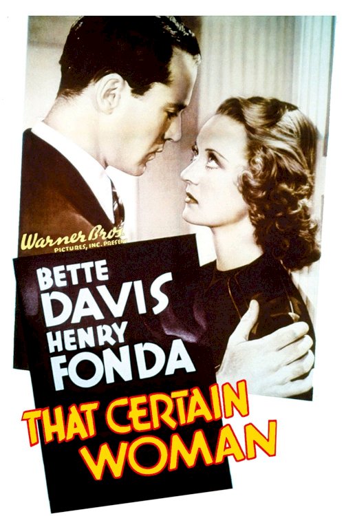 That Certain Woman - Movie Poster That Certain Woman - Movie Poster