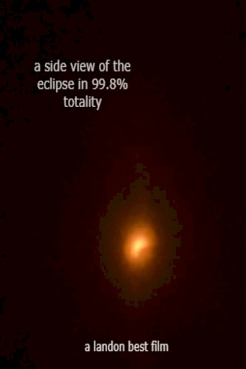 A Side View of An Eclipse in 99.8% Totality - Movie Poster A Side View of An Eclipse in 99.8% Totality - Movie Poster