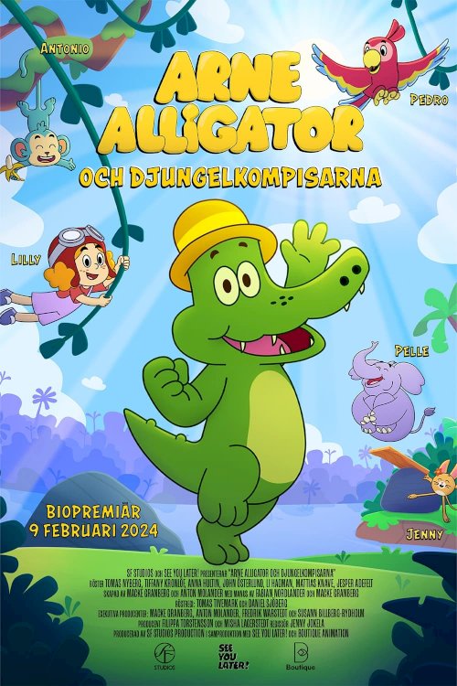 Arne Alligator och djungelkompisarna - Movie Poster Arne Alligator och djungelkompisarna - Movie Poster