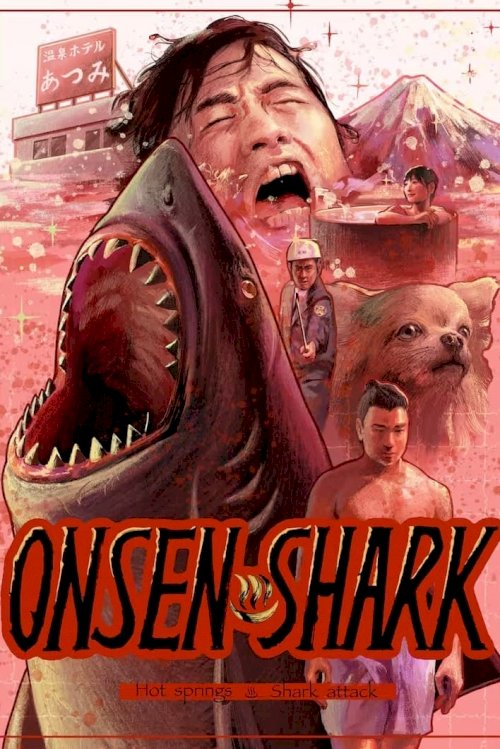 Hotspring Sharkattack - Movie Poster Hotspring Sharkattack - Movie Poster