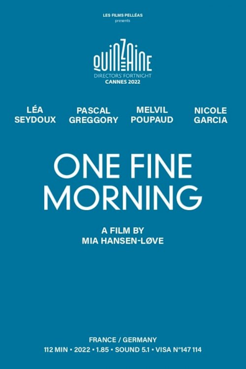 One Fine Morning - Movie Poster One Fine Morning - Movie Poster