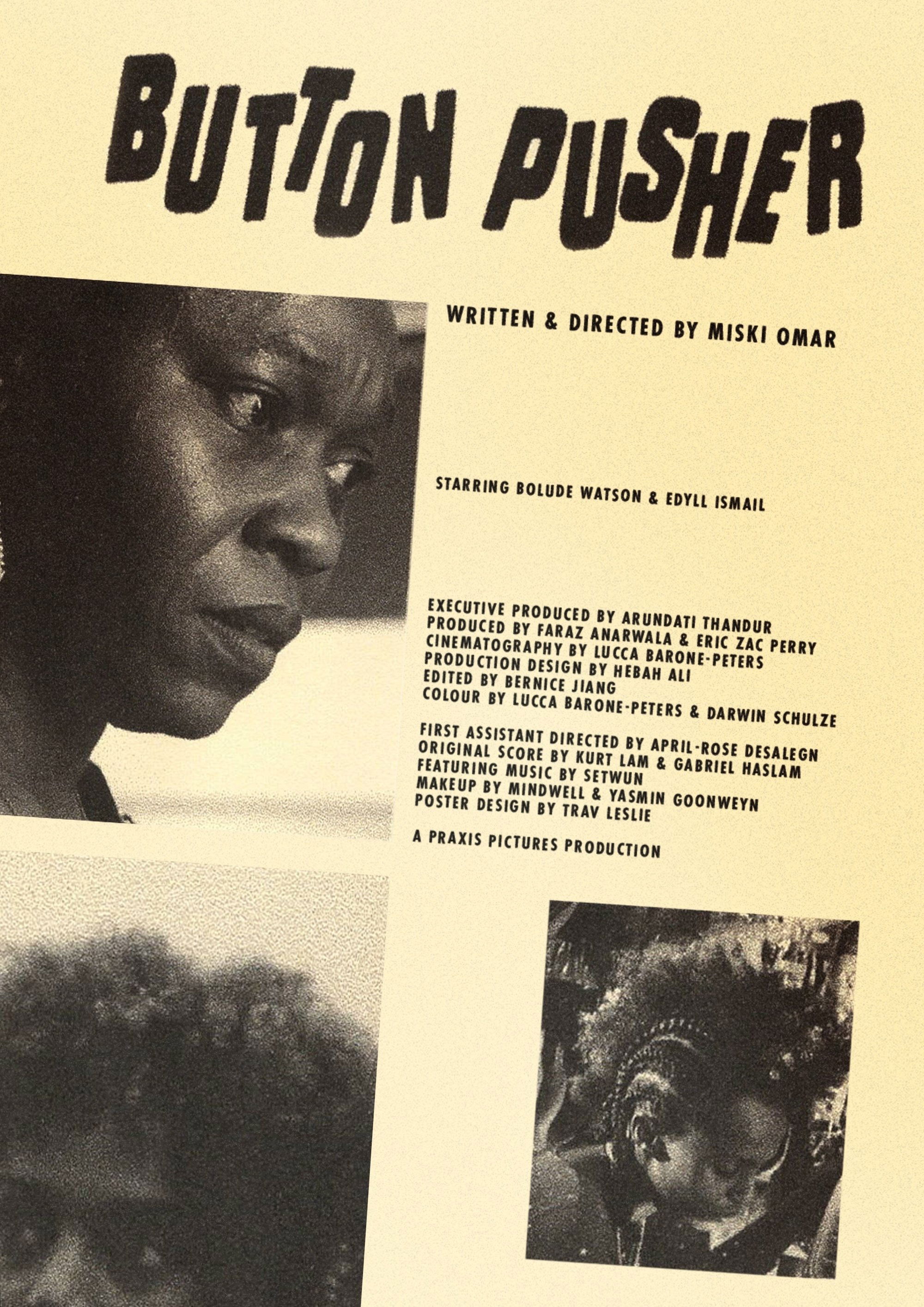 Button Pusher - Movie Poster Button Pusher - Movie Poster