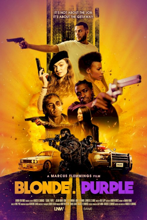 Blonde. Purple - Movie Poster Blonde. Purple - Movie Poster