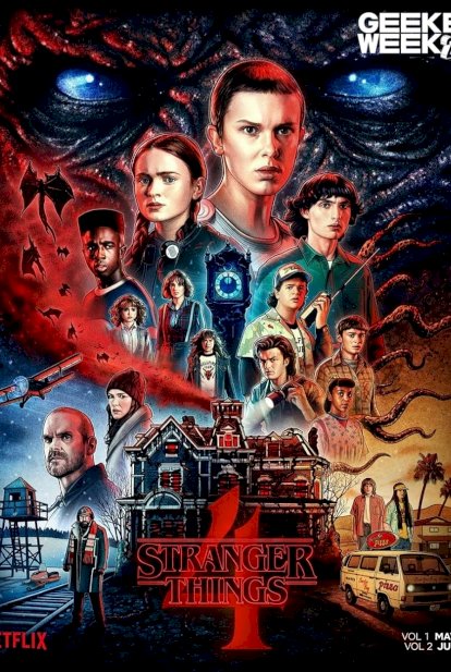 Geeked Week Unlocked: Stranger Things - Movie Poster Geeked Week Unlocked: Stranger Things - Movie Poster