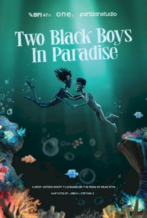 Two Black Boys in Paradise - Movie Poster Two Black Boys in Paradise - Movie Poster