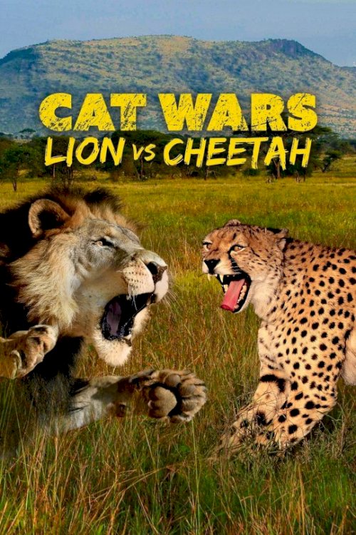 Cat Wars: Lion vs. Cheetah - Movie Poster Cat Wars: Lion vs. Cheetah - Movie Poster
