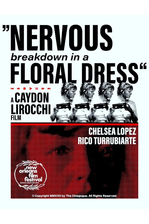 Nervous Breakdown In A Floral Dress - Movie Poster Nervous Breakdown In A Floral Dress - Movie Poster
