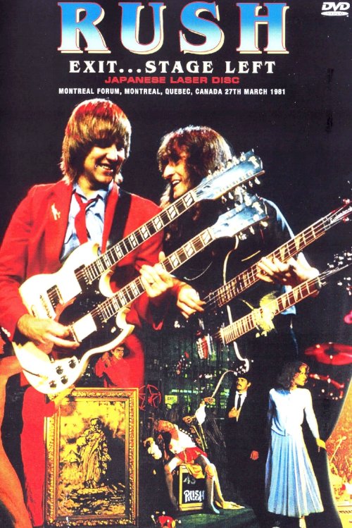 Rush - Exit... Stage Left - Movie Poster Rush - Exit... Stage Left - Movie Poster