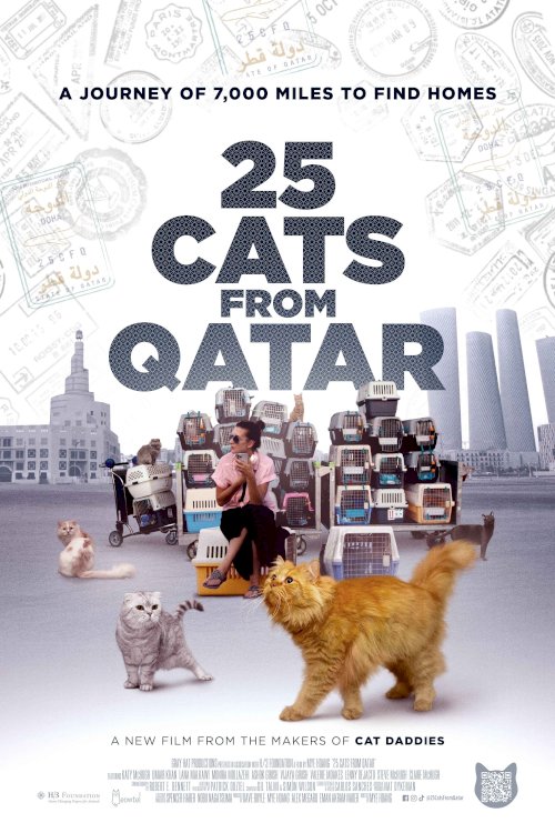 25 Cats From Qatar - Movie Poster 25 Cats From Qatar - Movie Poster