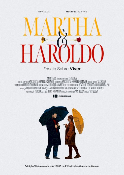 Martha e Haroldo: Ensaio Sobre Viver - Movie Poster Martha e Haroldo: Ensaio Sobre Viver - Movie Poster