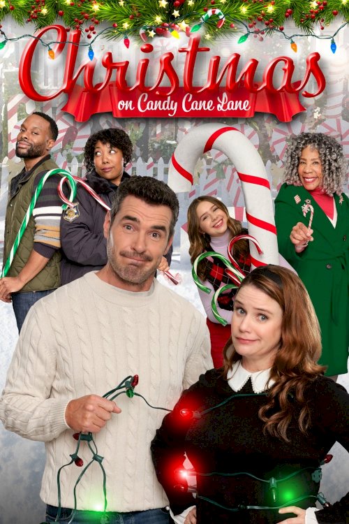 Christmas on Candy Cane Lane - Movie Poster Christmas on Candy Cane Lane - Movie Poster