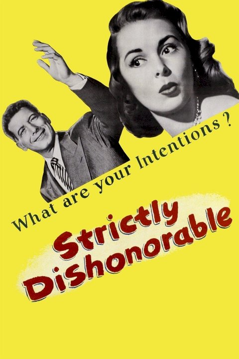 Strictly Dishonorable - Movie Poster