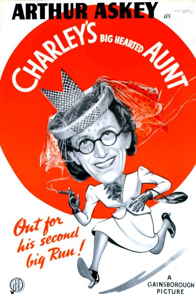 Charley's (Big-Hearted) Aunt - Movie Poster Charley's (Big-Hearted) Aunt - Movie Poster